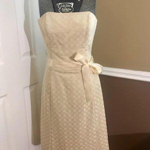 White House Black Market strapless cocktail dress